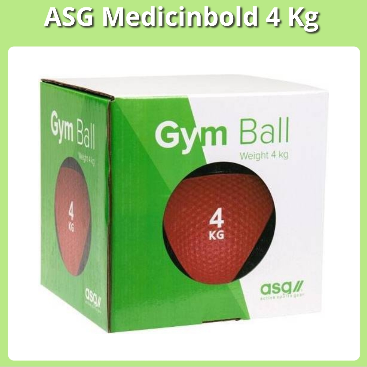 Anmeldelse af ASG Medicinbold 4 Kg