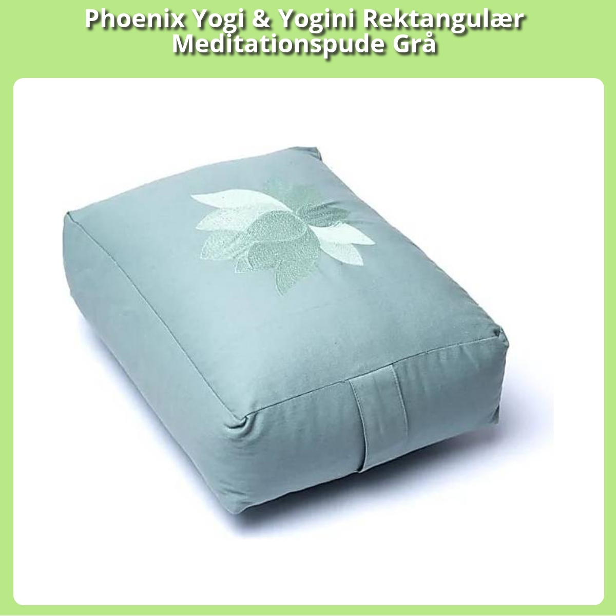 Anmeldelse af Phoenix Yogi & Yogini Rektangulær Meditationspude Grå