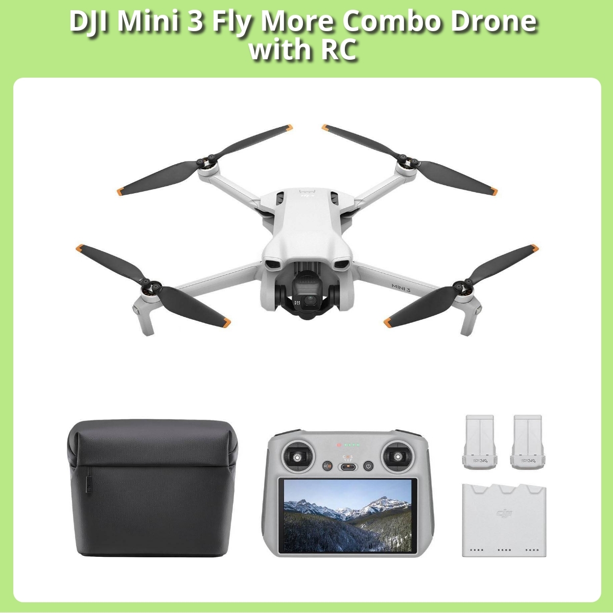 Anmeldelse af DJI Mini 3 Fly More Combo Drone with RC