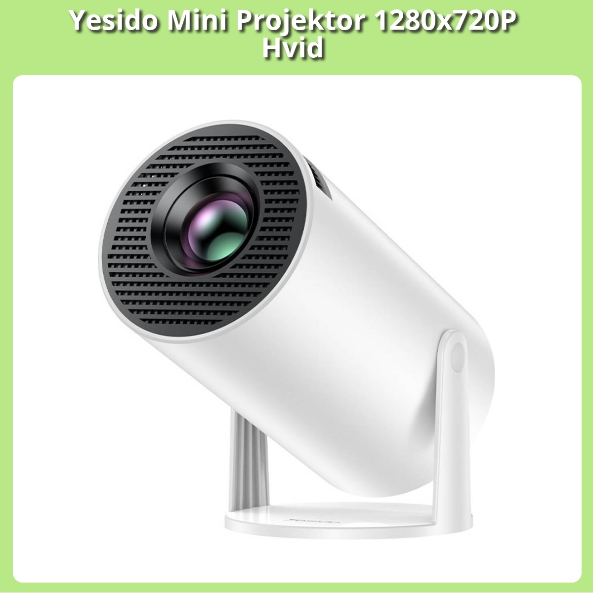 Anmeldelse af Yesido Mini Projektor 1280x720P Hvid