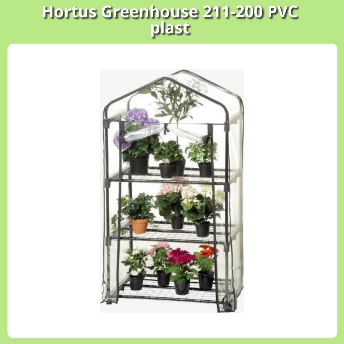 Anmeldelse af Hortus Greenhouse 211-200 PVC plast