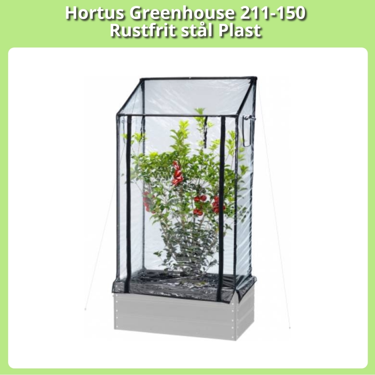 Anmeldelse af Hortus Greenhouse 211-150 Rustfrit stål Plast
