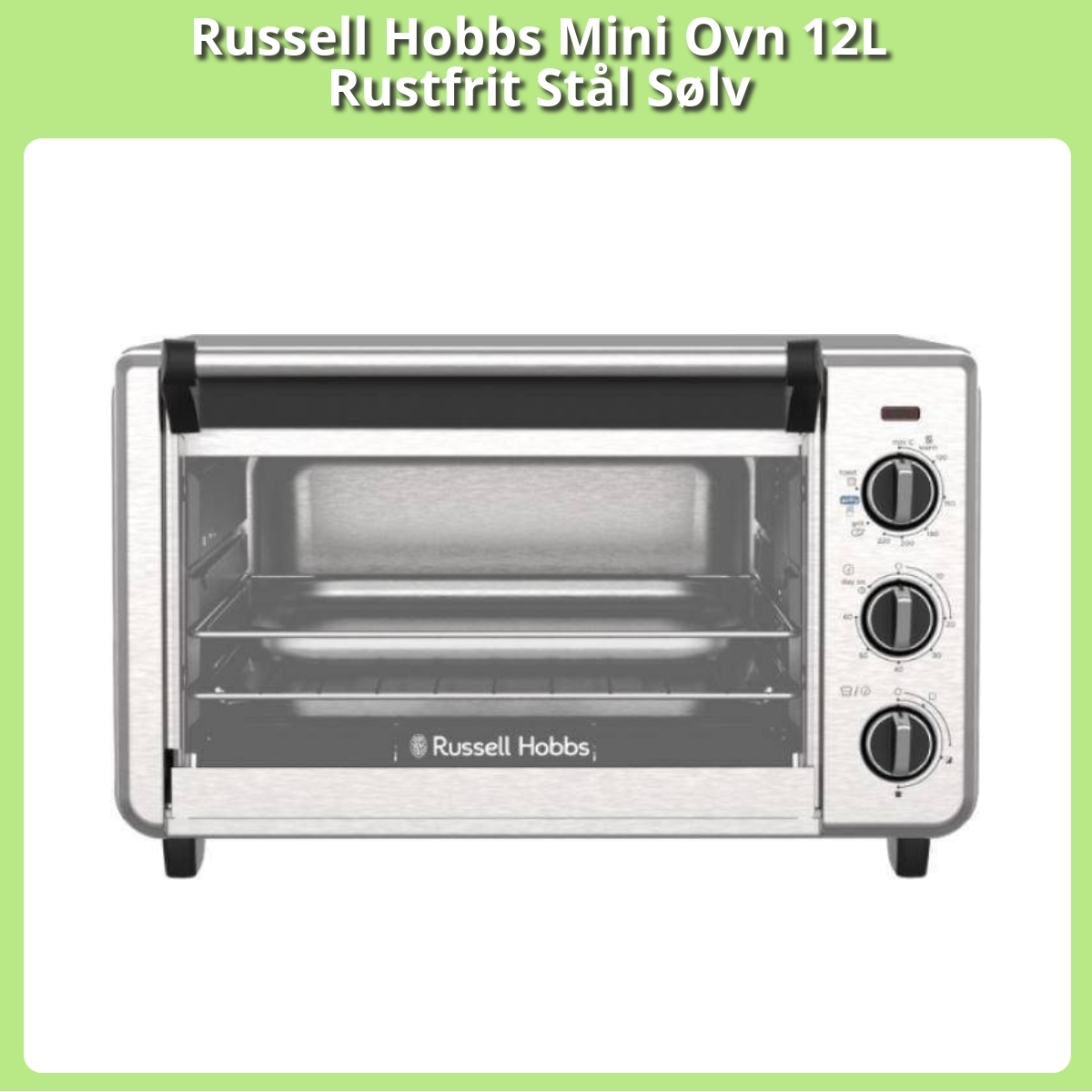 Anmeldelse af Russell Hobbs Mini Ovn 12L Rustfrit Stål Sølv