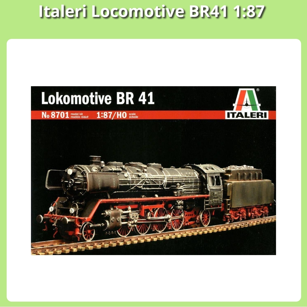 Anmeldelse af Italeri Locomotive BR41 1:87