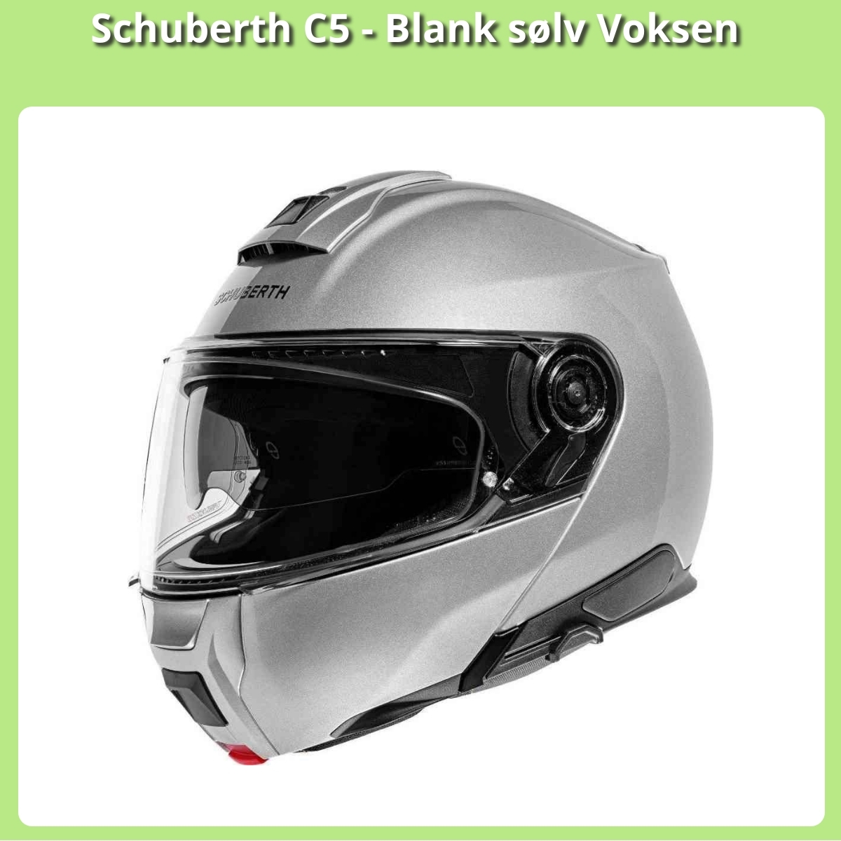 Anmeldelse af Schuberth C5 - Blank sølv Voksen