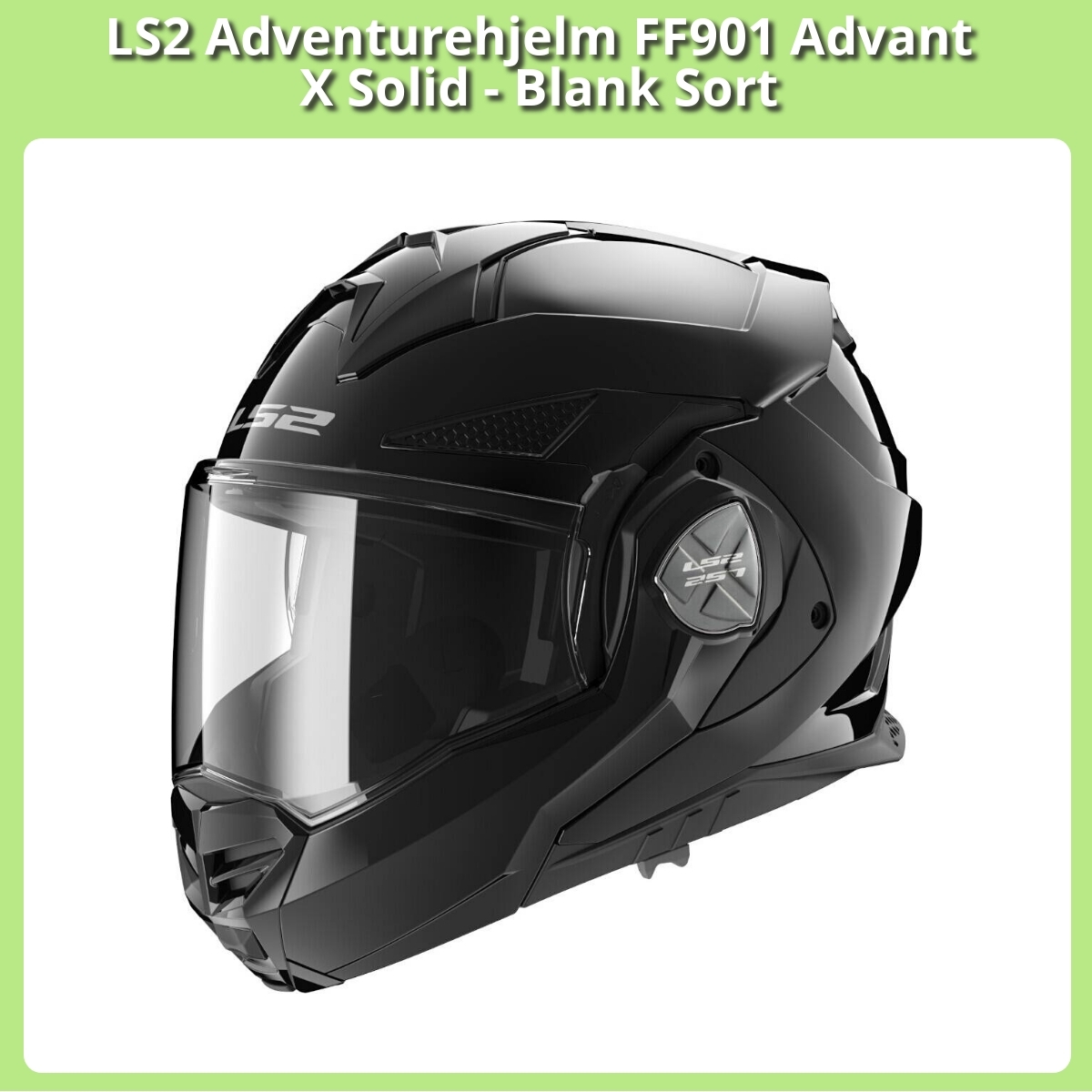 Anmeldelse af LS2 Adventurehjelm FF901 Advant X Solid - Blank Sort
