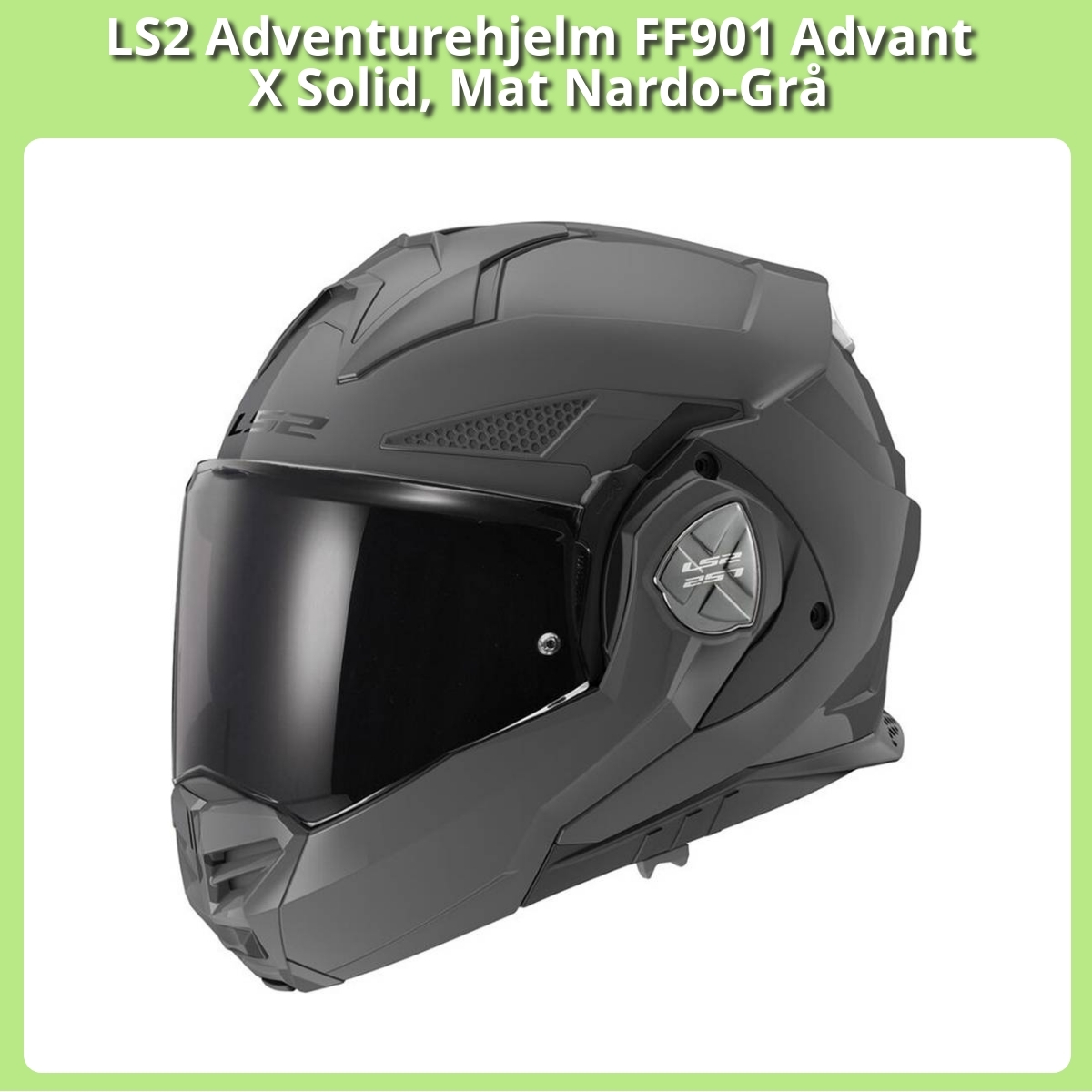 Anmeldelse af LS2 Adventurehjelm FF901 Advant X Solid, Mat Nardo-Grå