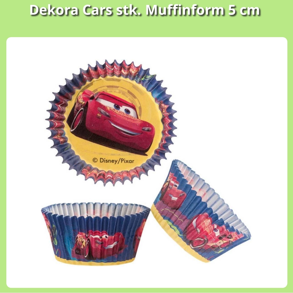 Anmeldelse af Dekora Cars stk. Muffinform 5 cm
