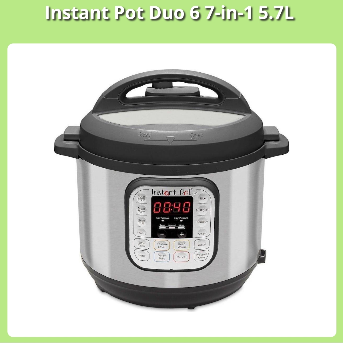 Anmeldelse af Instant Pot Duo 6 7-in-1 5.7L