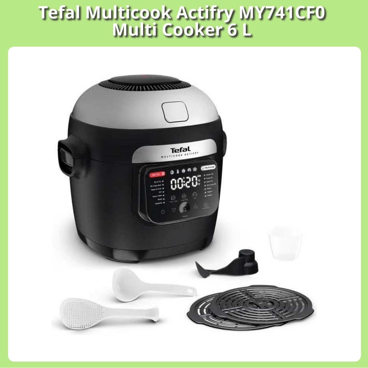 Anmeldelse af Tefal Multicook Actifry MY741CF0 Multi Cooker 6 L