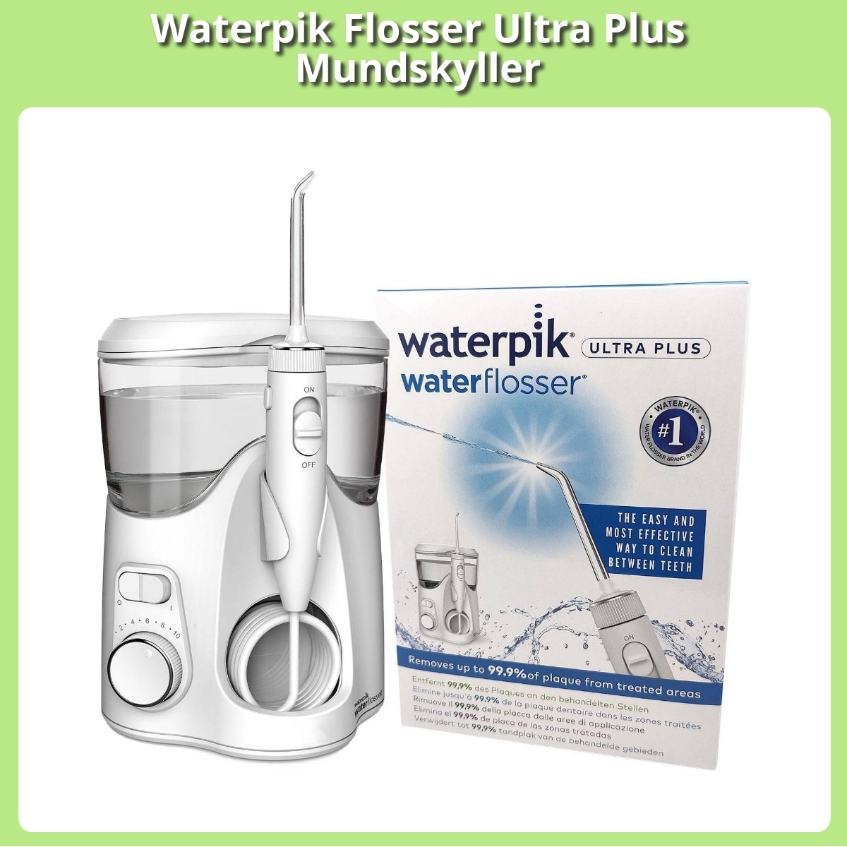 Anmeldelse af Waterpik Flosser Ultra Plus Mundskyller