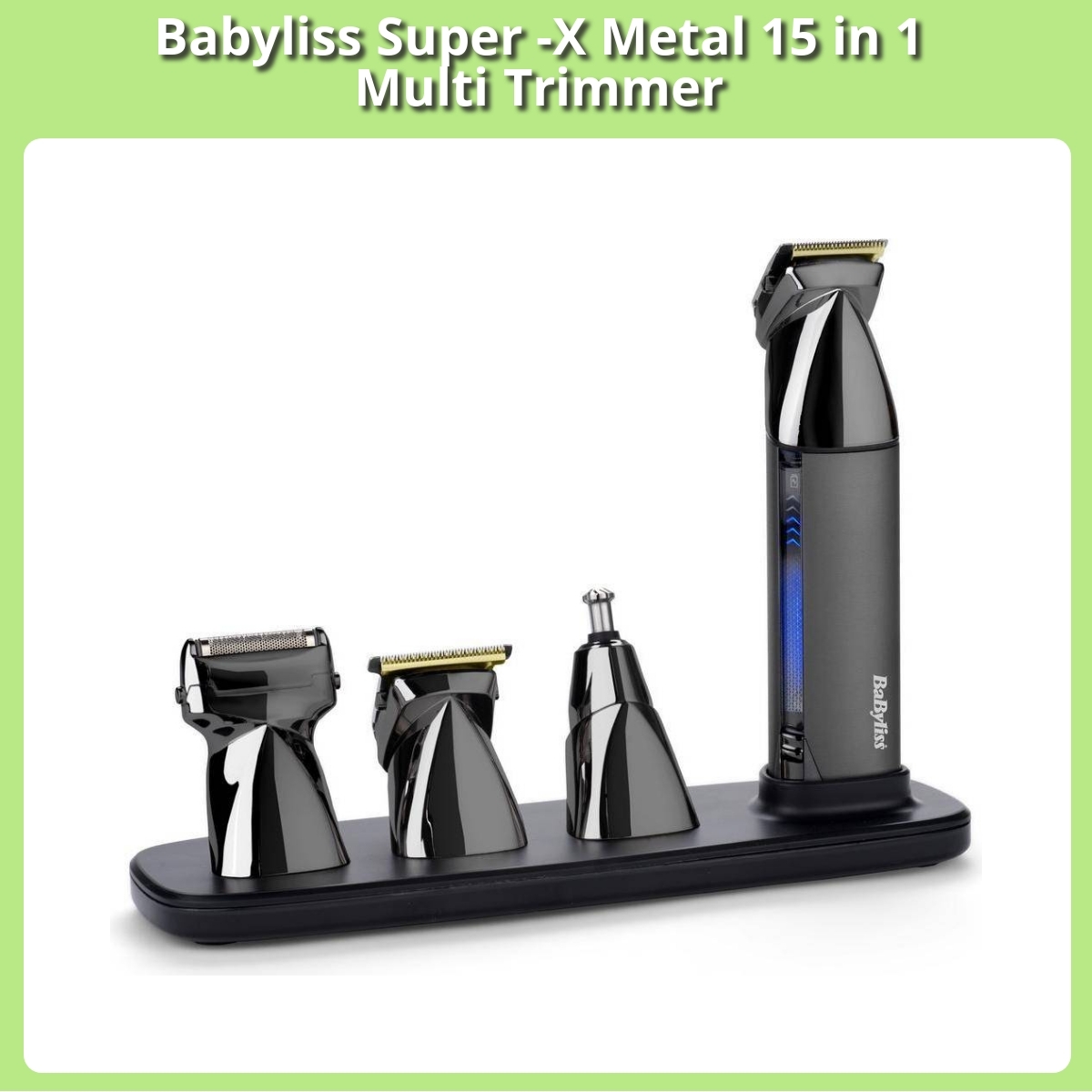 Anmeldelse af Babyliss Super -X Metal 15 in 1 Multi Trimmer