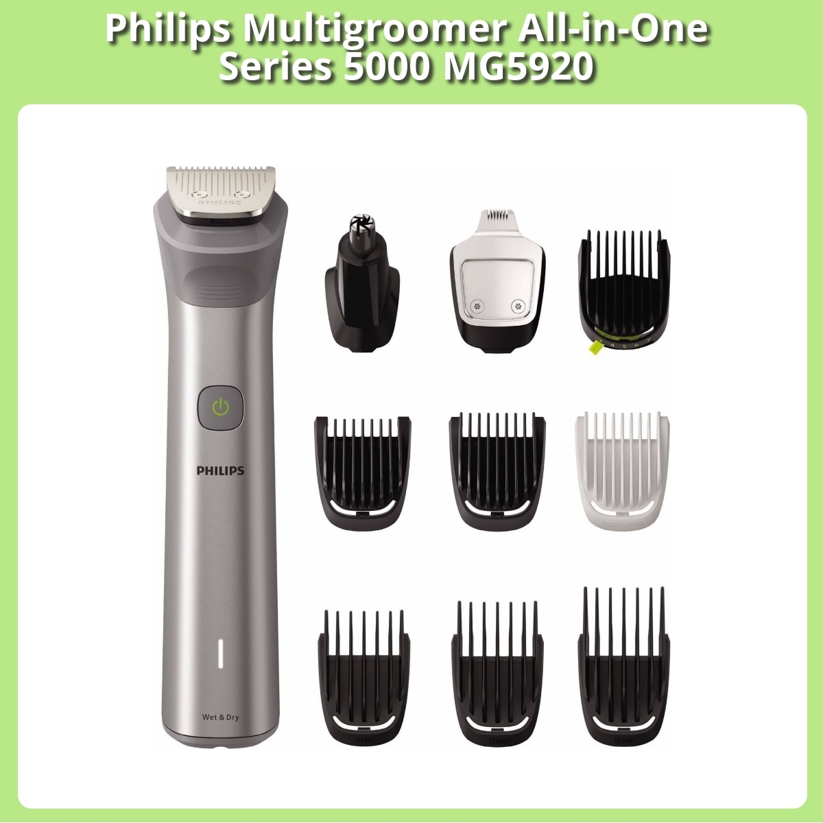 Anmeldelse af Philips Multigroomer All-in-One Series 5000 MG5920