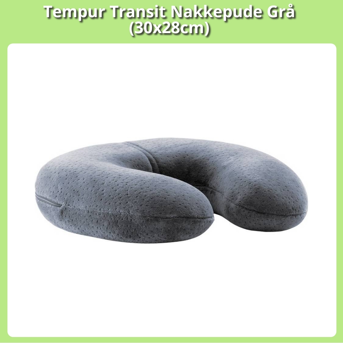 Anmeldelse af Tempur Transit Nakkepude Grå (30x28cm)
