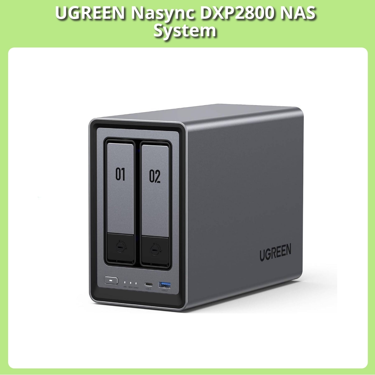Anmeldelse af UGREEN Nasync DXP2800 NAS System
