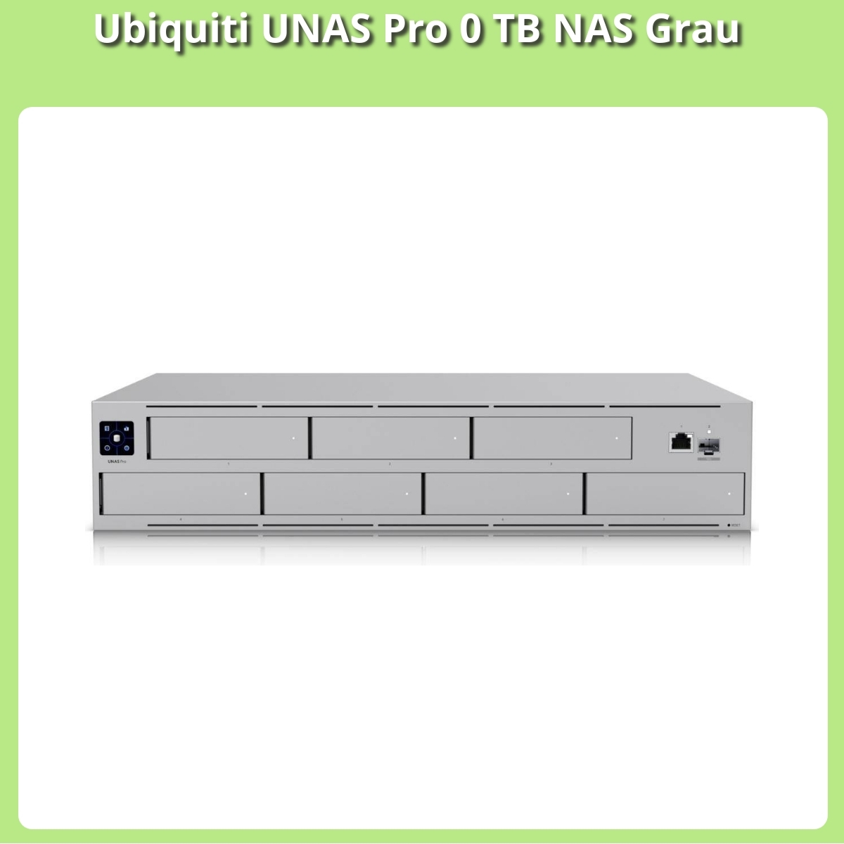 Anmeldelse af Ubiquiti UNAS Pro 0 TB NAS Grau