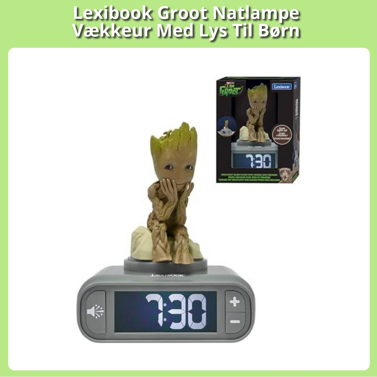 Anmeldelse af Lexibook Groot Natlampe Vækkeur Med Lys Til Børn