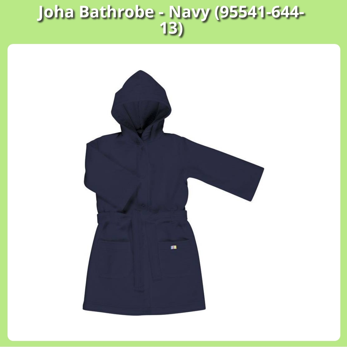 Anmeldelse af Joha Bathrobe - Navy (95541-644-13)