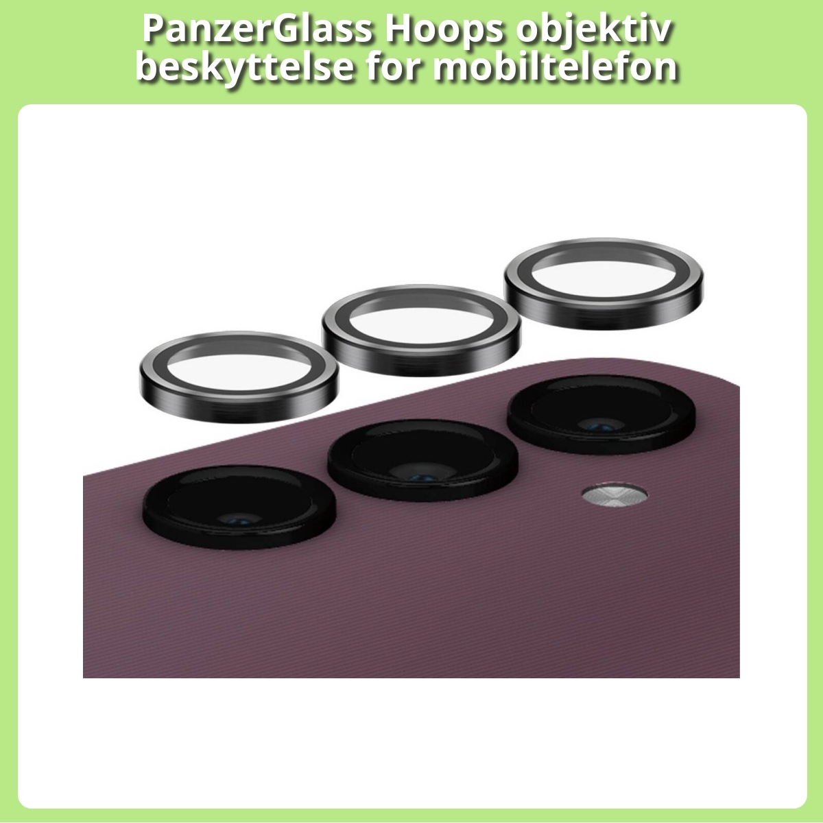 Anmeldelse af PanzerGlass Hoops objektiv beskyttelse for mobiltelefon