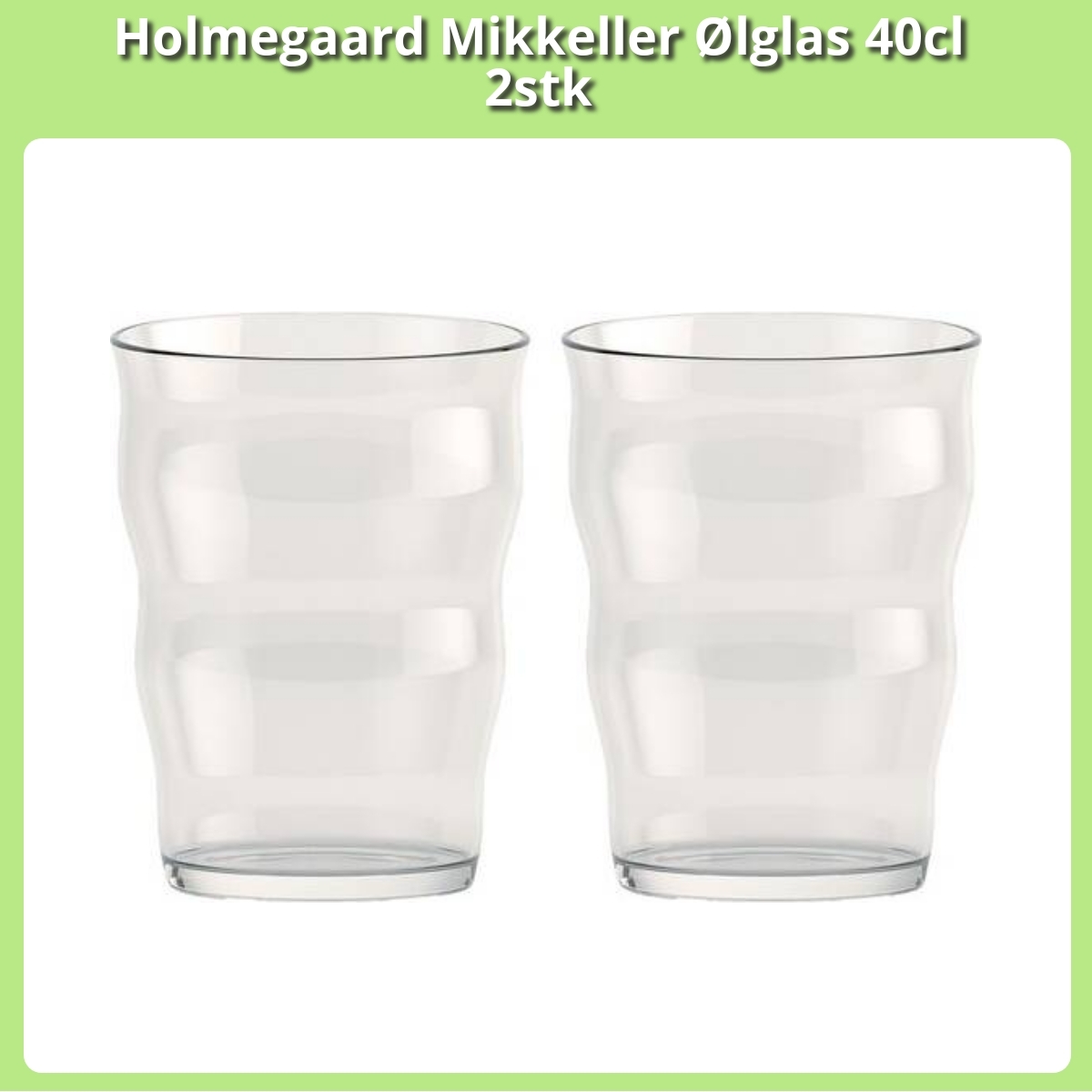 Anmeldelse af Holmegaard Mikkeller Ølglas 40cl 2stk