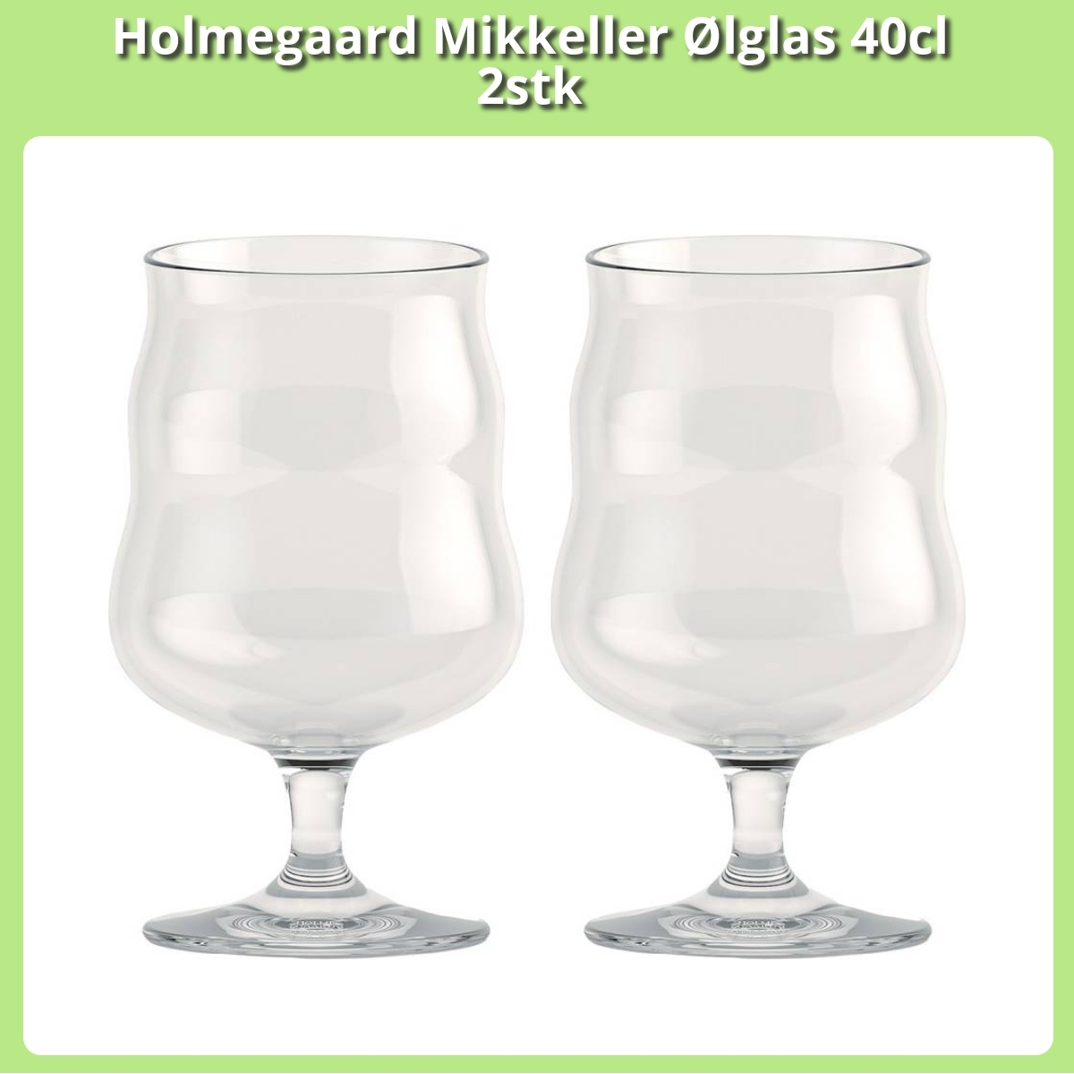 Anmeldelse af Holmegaard Mikkeller Ølglas 40cl 2stk