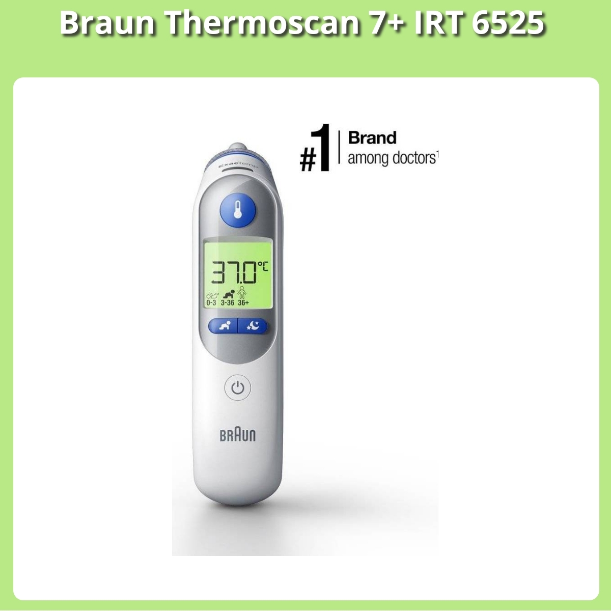 Anmeldelse af Braun Thermoscan 7+ IRT 6525