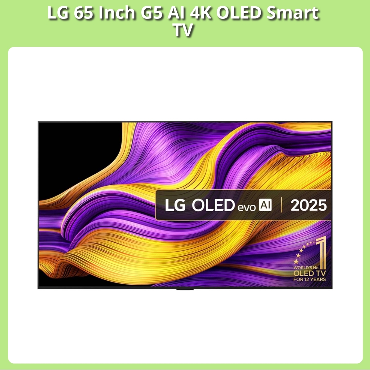 Anmeldelse af LG 65 Inch G5 AI 4K OLED Smart TV