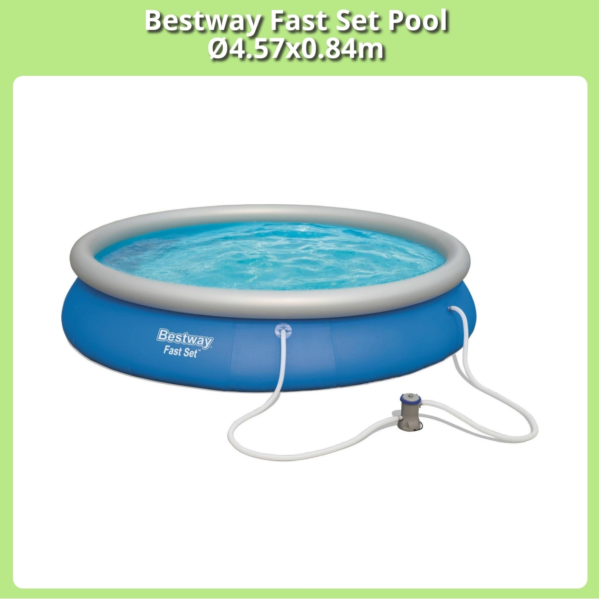 Anmeldelse af Bestway Fast Set Pool Ø4.57x0.84m