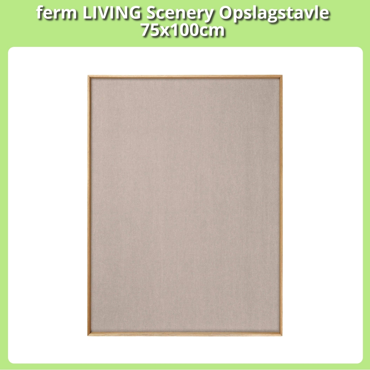 Anmeldelse af ferm LIVING Scenery Opslagstavle 75x100cm