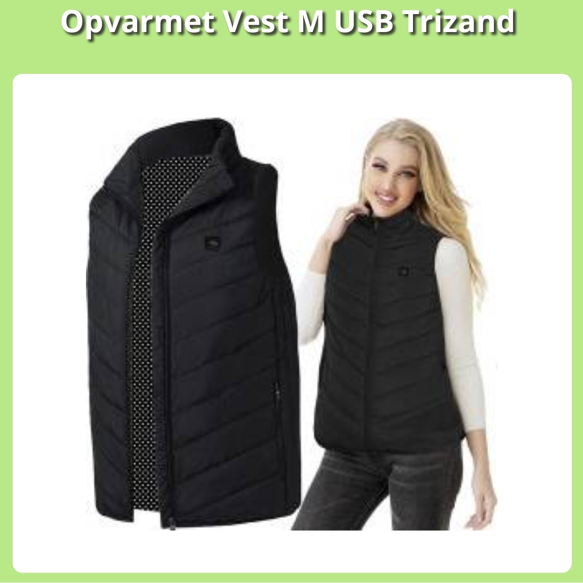 Anmeldelse af Opvarmet Vest M USB Trizand