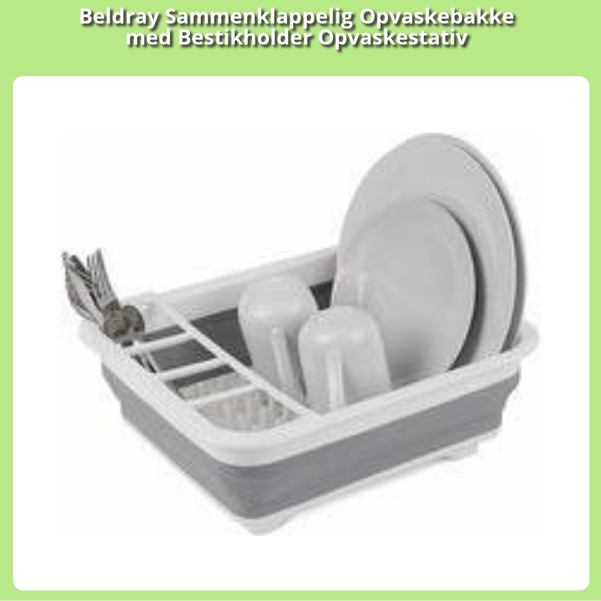 Anmeldelse af Beldray Sammenklappelig Opvaskebakke med Bestikholder Opvaskestativ