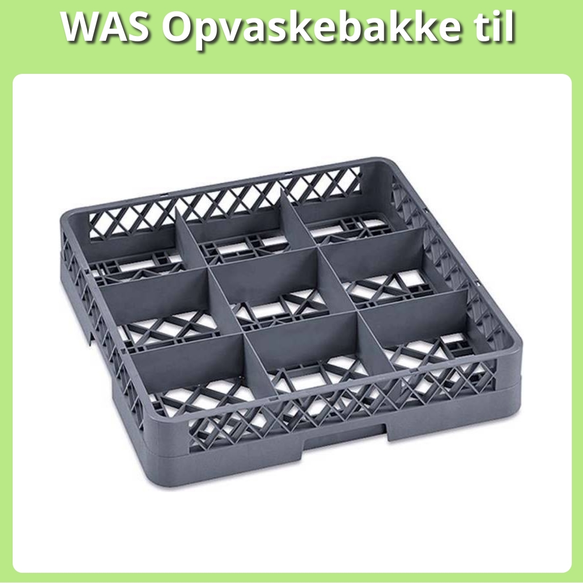 Anmeldelse af WAS Opvaskebakke til