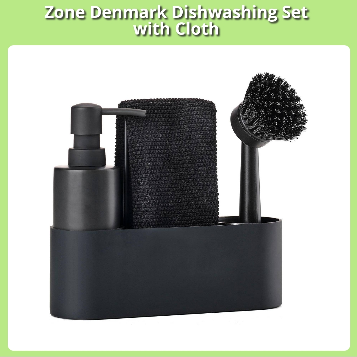 Anmeldelse af Zone Denmark Dishwashing Set with Cloth