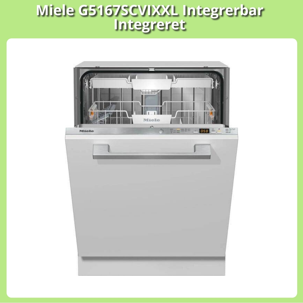 Anmeldelse af Miele G5167SCVIXXL Integrerbar Integreret