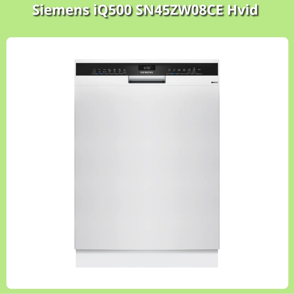 Anmeldelse af Siemens iQ500 SN45ZW08CE Hvid
