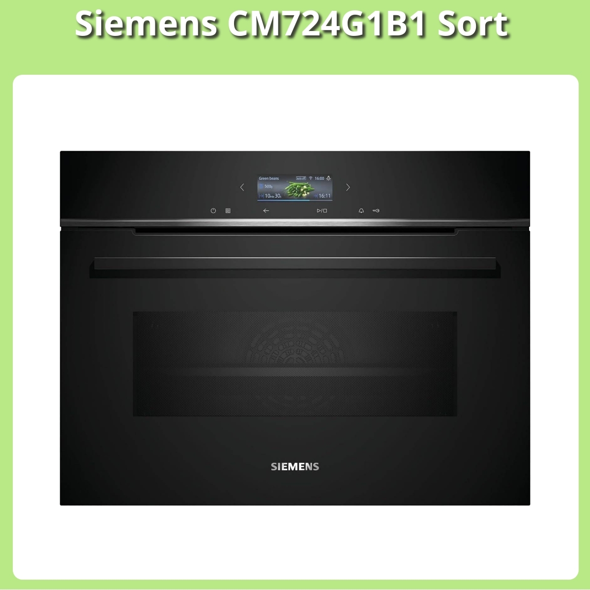Anmeldelse af Siemens CM724G1B1 Sort