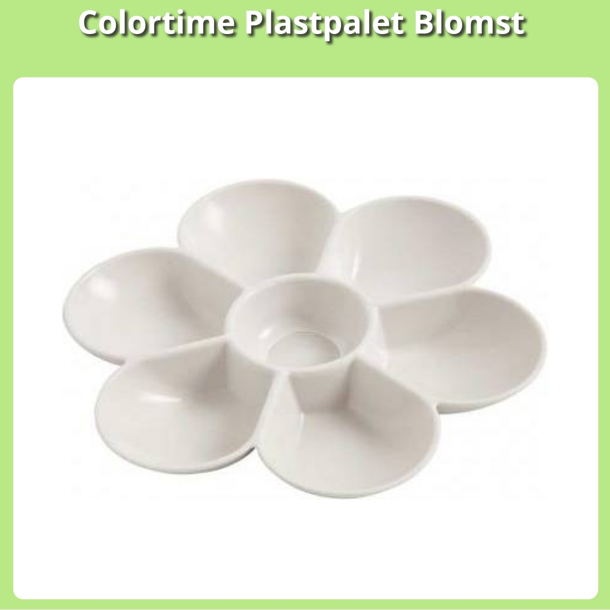 Anmeldelse af Colortime Plastpalet Blomst