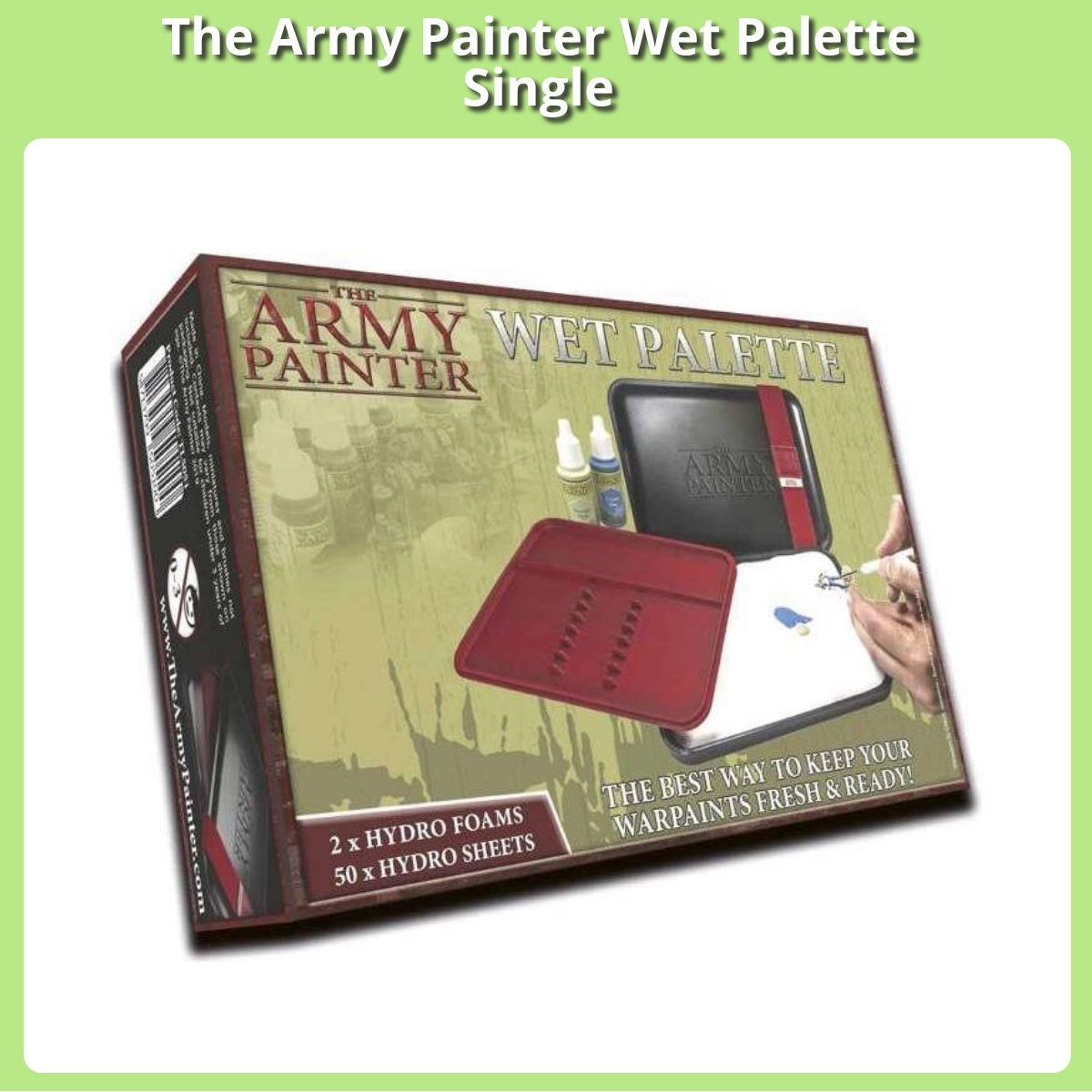 Anmeldelse af The Army Painter Wet Palette Single