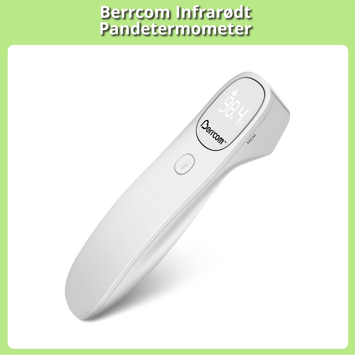 Anmeldelse af Berrcom Infrarødt Pandetermometer