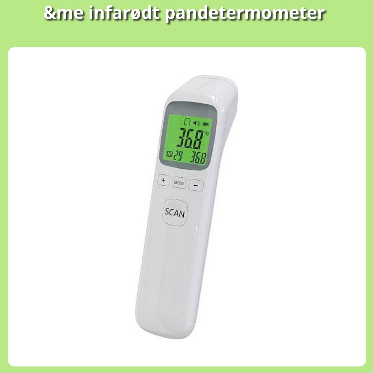 Anmeldelse af &me infarødt pandetermometer