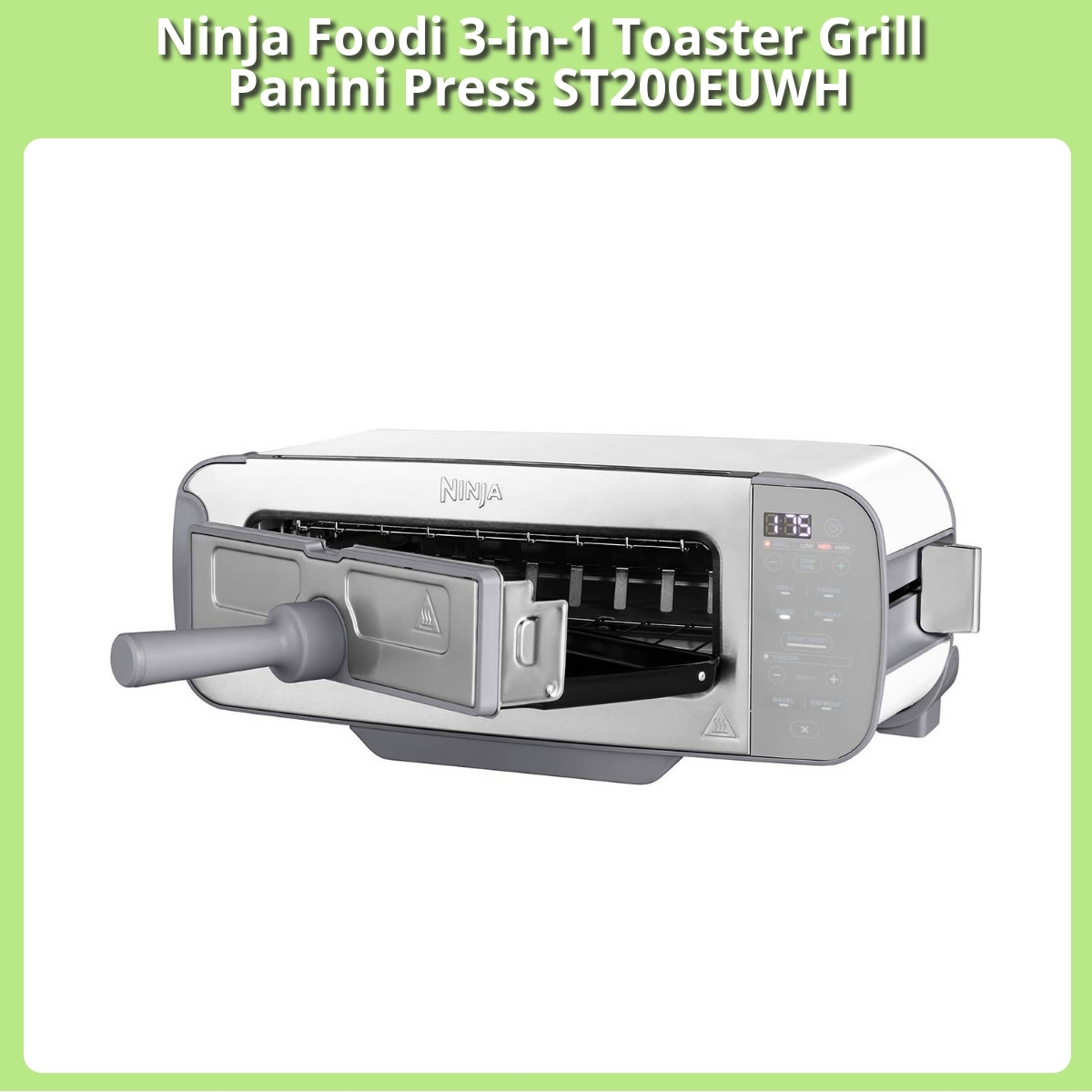 Anmeldelse af Ninja Foodi 3-in-1 Toaster Grill Panini Press ST200EUWH