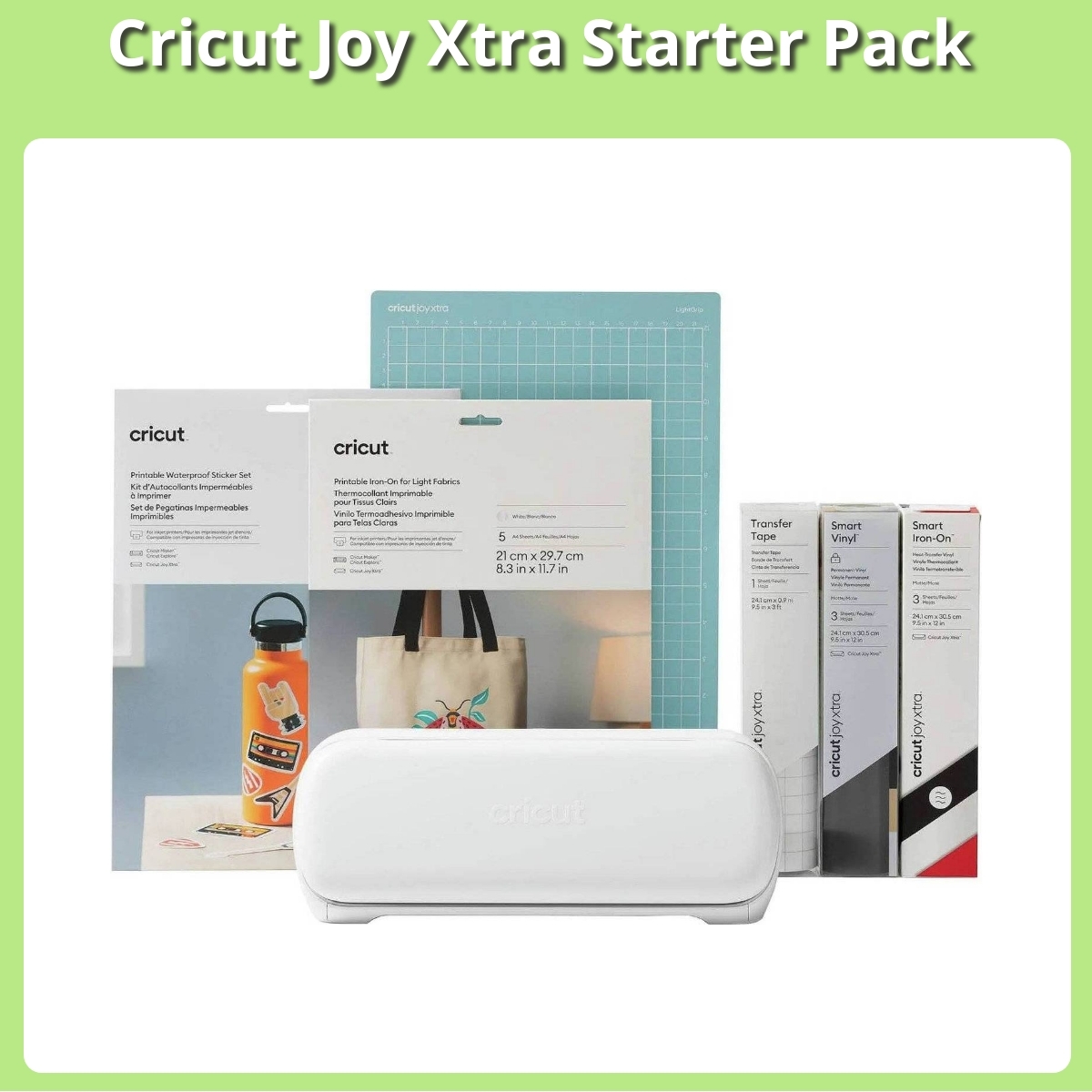 Anmeldelse af Cricut Joy Xtra Starter Pack