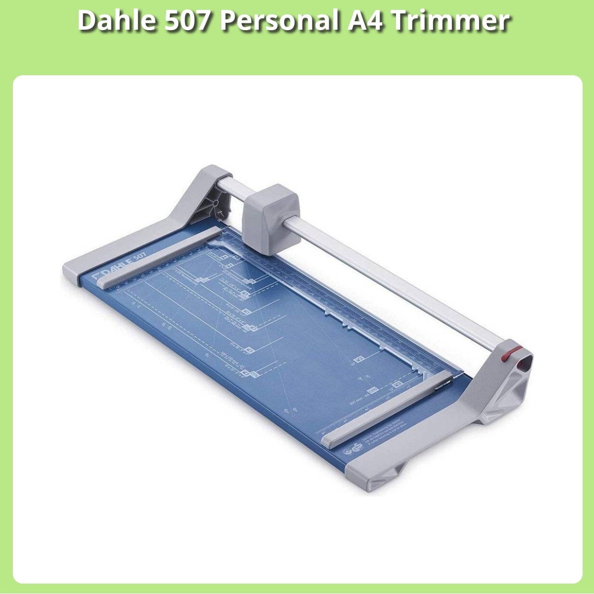 Anmeldelse af Dahle 507 Personal A4 Trimmer