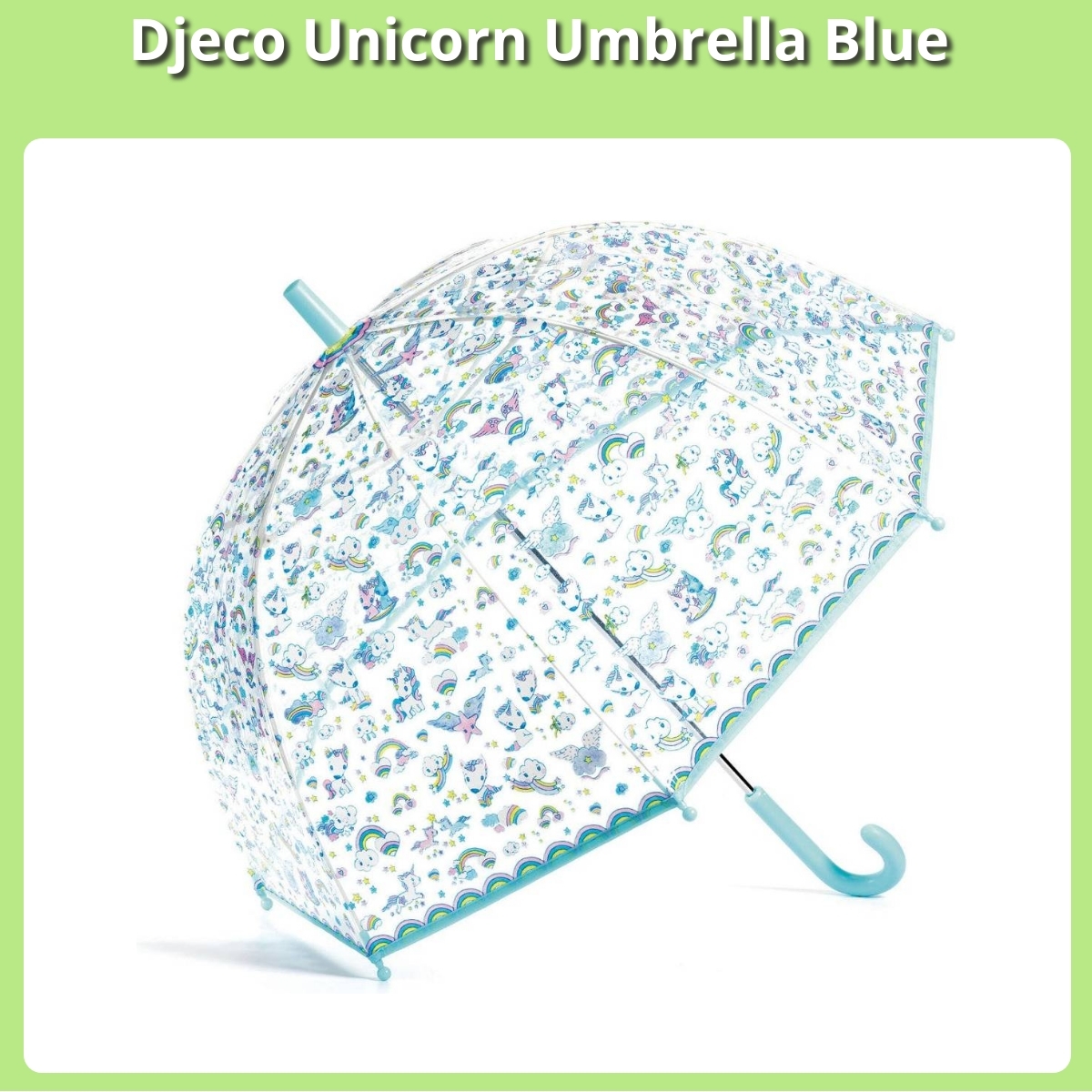 Anmeldelse af Djeco Unicorn Umbrella Blue