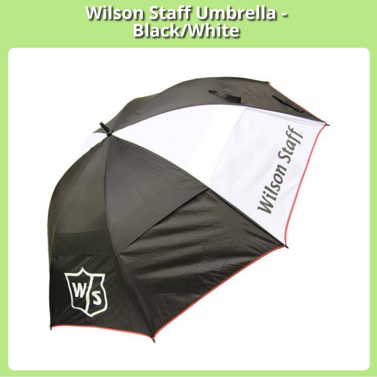 Anmeldelse af Wilson Staff Umbrella - Black/White