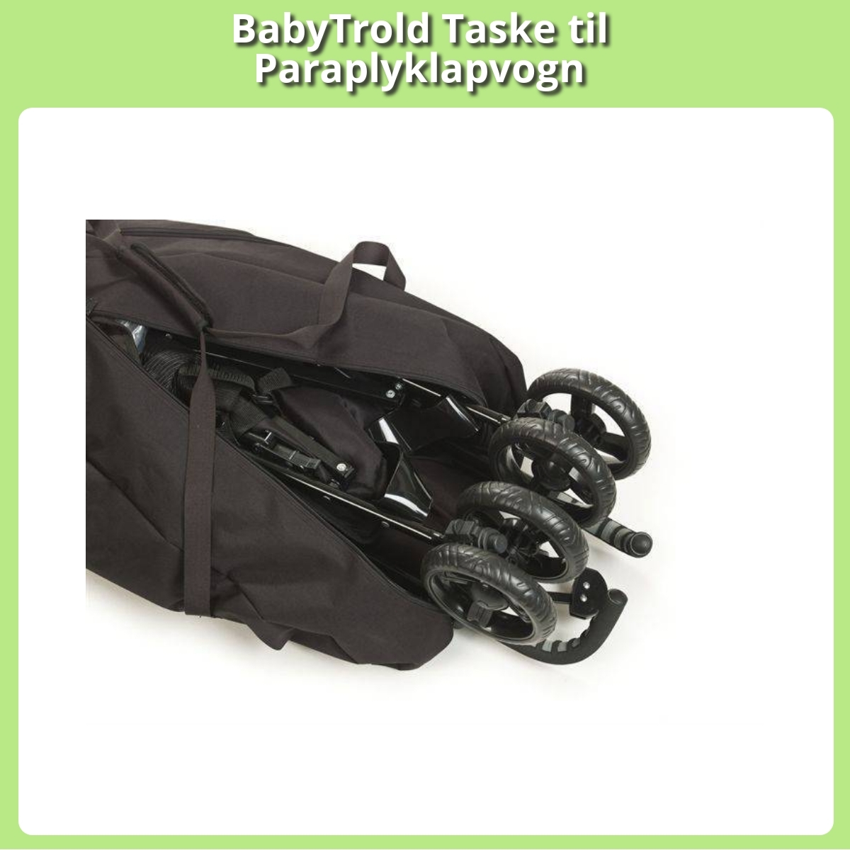 Anmeldelse af BabyTrold Taske til Paraplyklapvogn