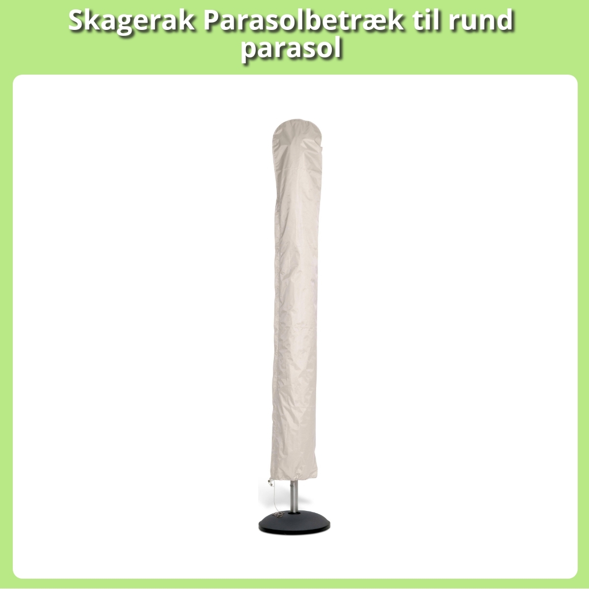 Anmeldelse af Skagerak Parasolbetræk til rund parasol