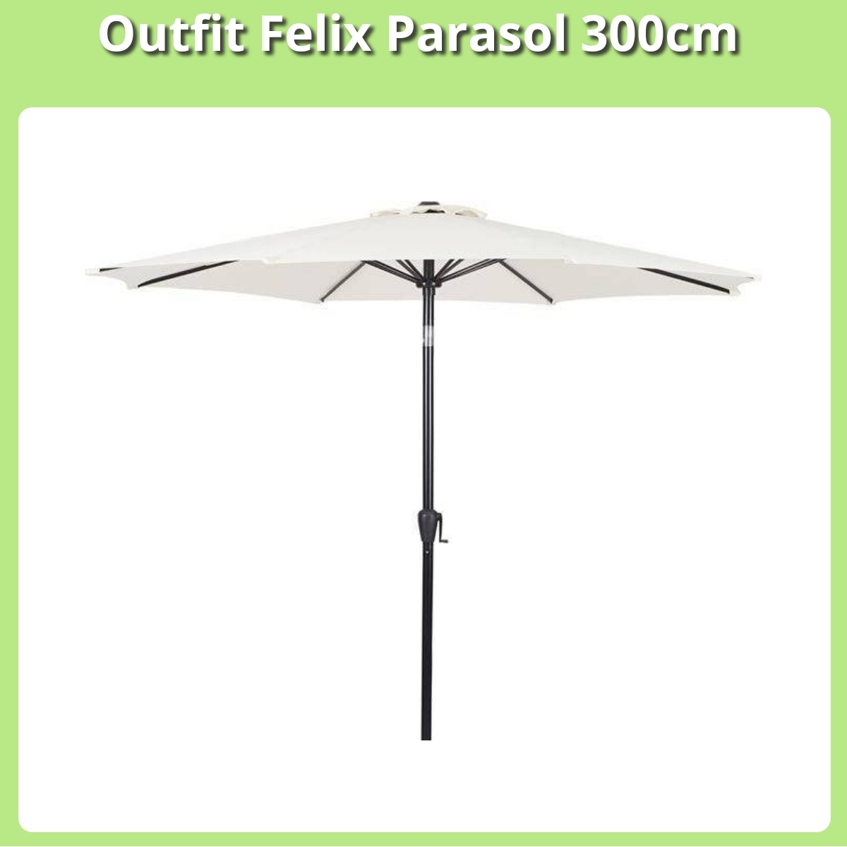Anmeldelse af Outfit Felix Parasol 300cm
