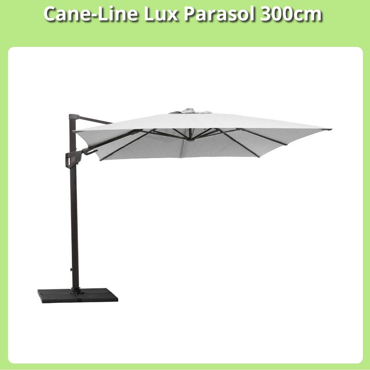 Anmeldelse af Cane-Line Lux Parasol 300cm