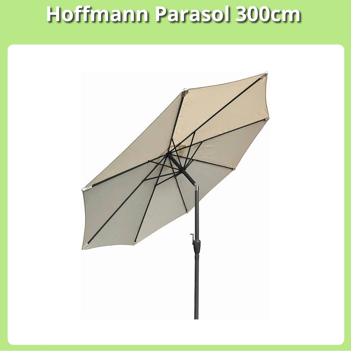 Anmeldelse af Hoffmann Parasol 300cm